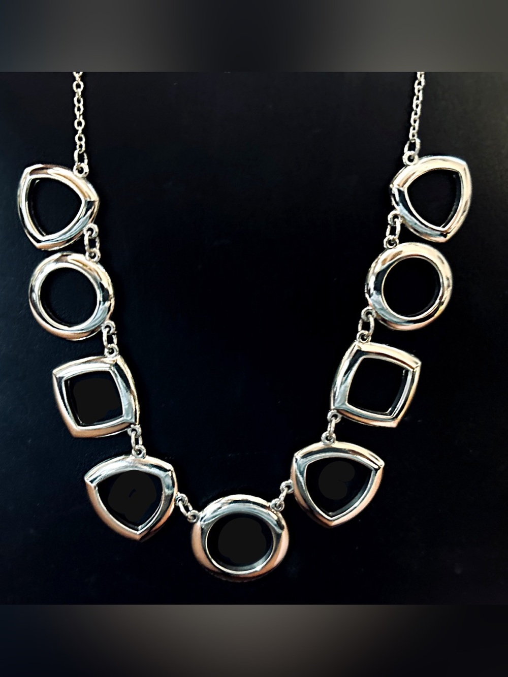 White House Black Market Reversible Statement Necklace